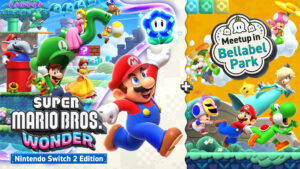 Super Mario Bros Wonder + Meetup In Bellabel Park Key Art